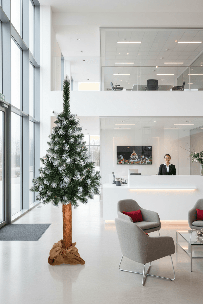 180cm - CHOINKA NA PNIU SOSNA DIAMENTOWA "Snow Diamond"