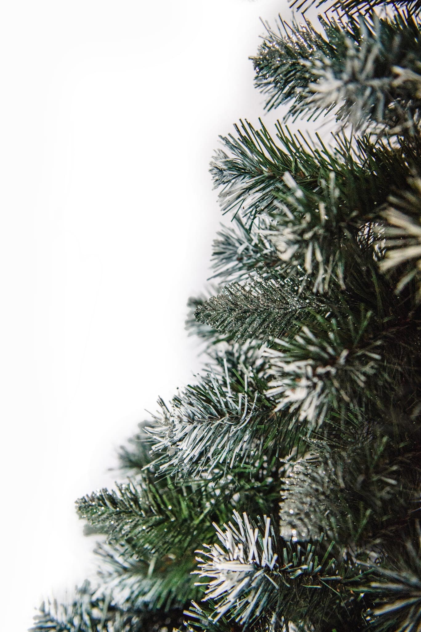 220cm - CHOINKA NA PNIU SOSNA DIAMENTOWA "Snow Queen"